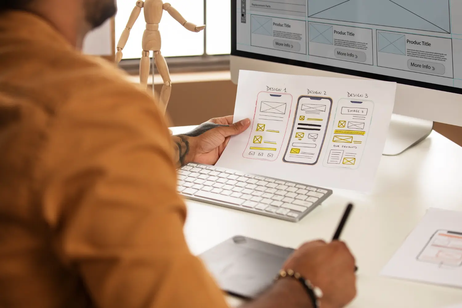 Ontwerp en ontwikkeling van websites in Alverna Webdesign proces in Alverna – van wireframe tot website